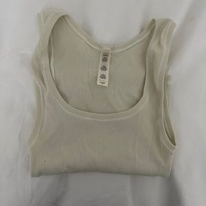 skims cotton ribbed tank. new without tags